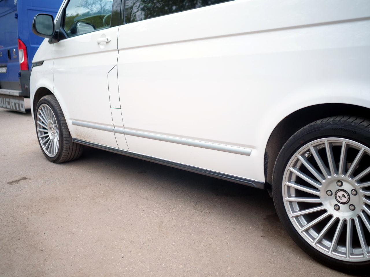 картинка Пороги VW T5 T6 (slim) - под покраску vonard customs 