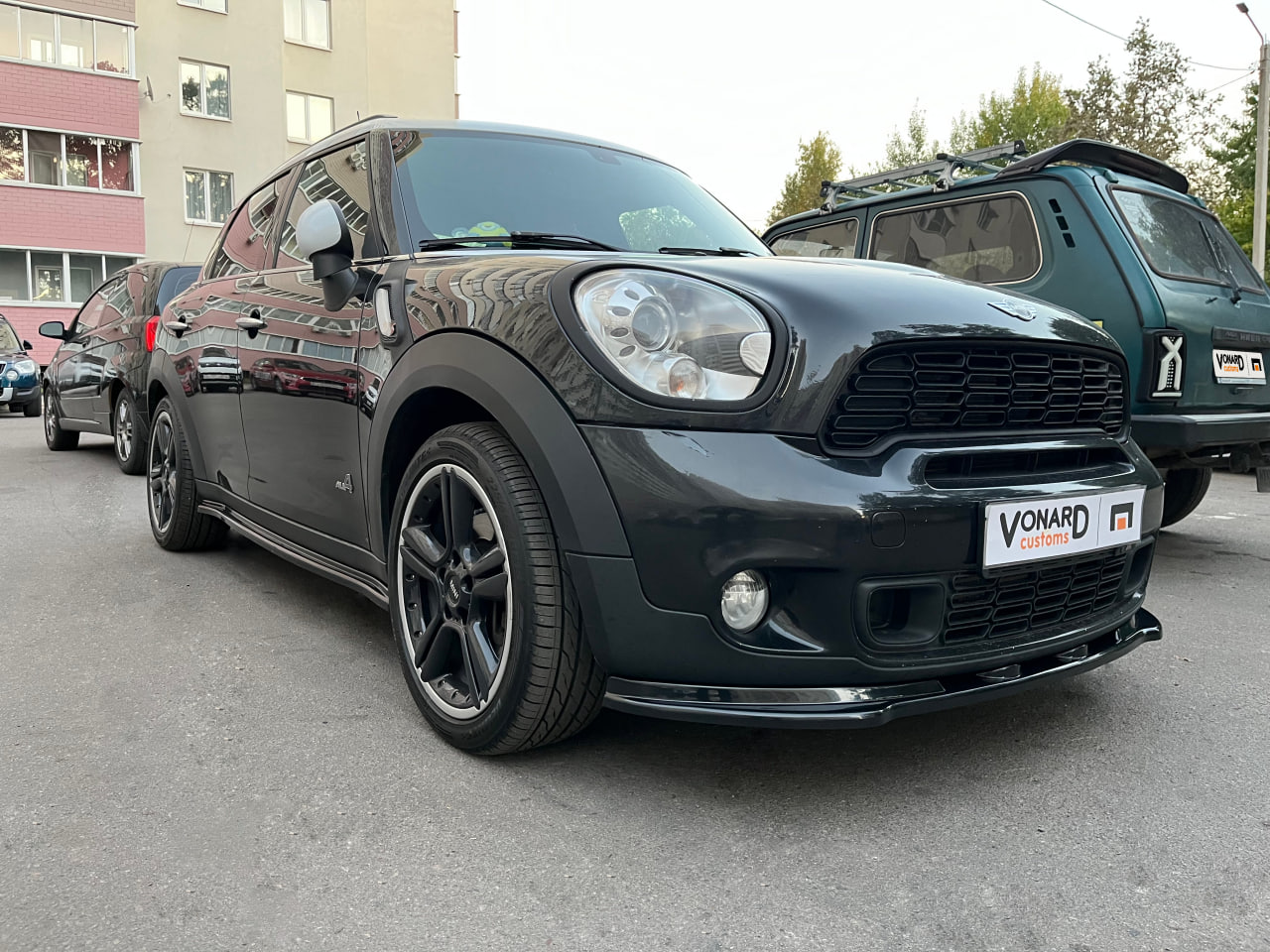 картинка Сплиттер переднего бампера MINI R60 Countryman S - под покраску vonard customs 
