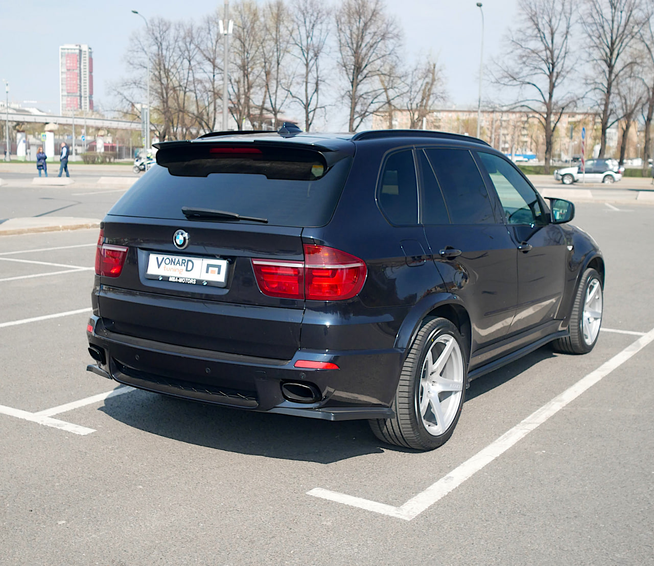 картинка Сплиттеры заднего бампера BMW X5 E70 M-pack - под покраску vonard customs 