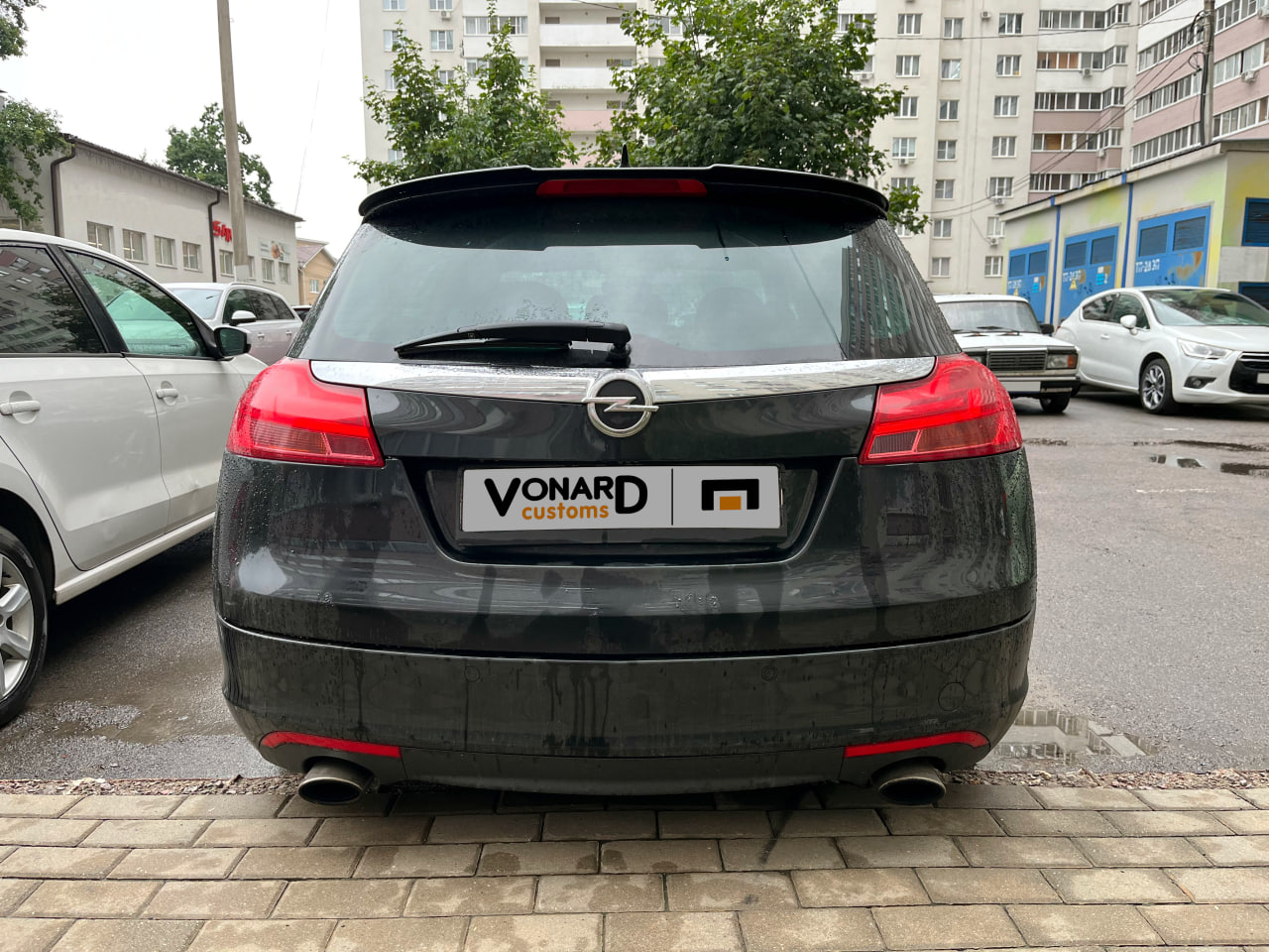 картинка Спойлер лезвие крышки багажника Opel Insignia 1 универсал - под покраску vonard customs 