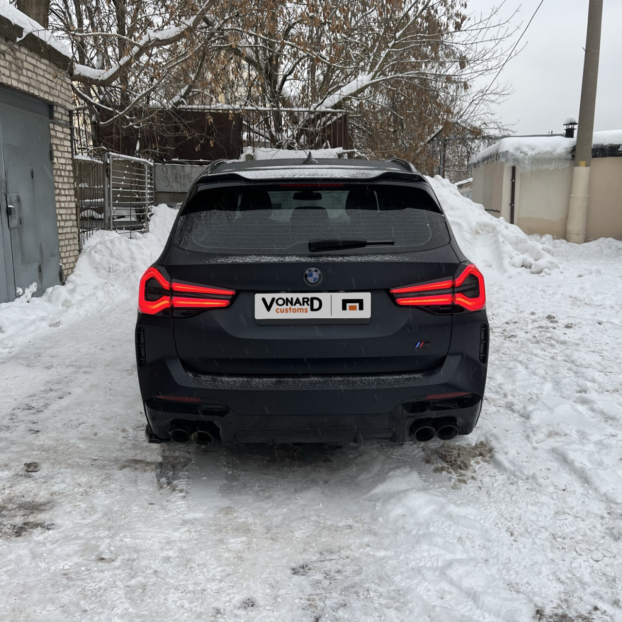 картинка Спойлер лезвие крышки багажника BMW X3 G01 vonard customs 