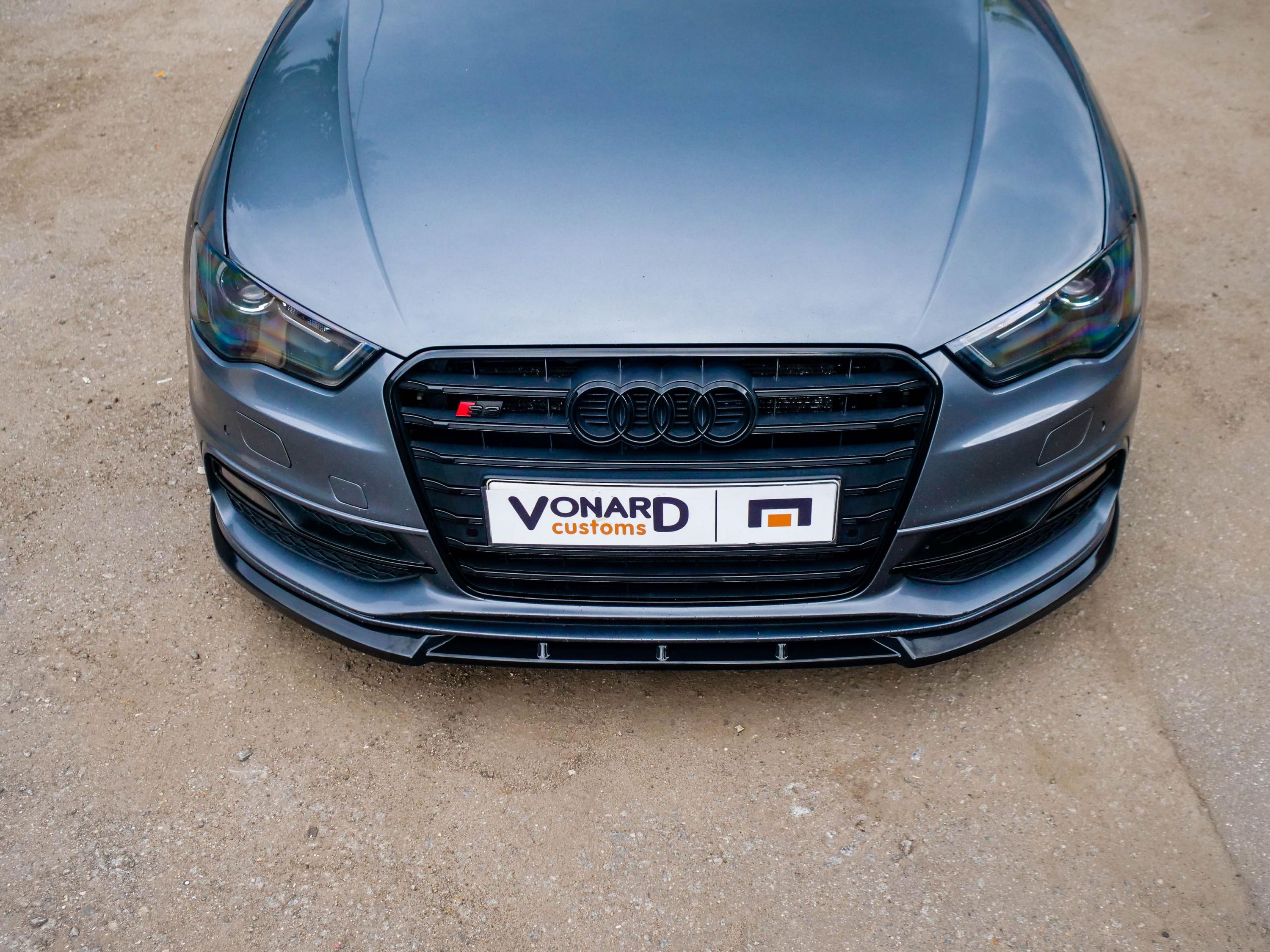 картинка Сплиттер переднего бампера Audi A3 S3 8V S-line Coupe vonard customs 
