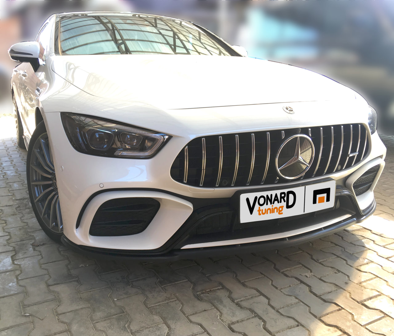 картинка Сплиттер переднего бампера Mercedes AMG GT 53s 63s X290 vonard customs 