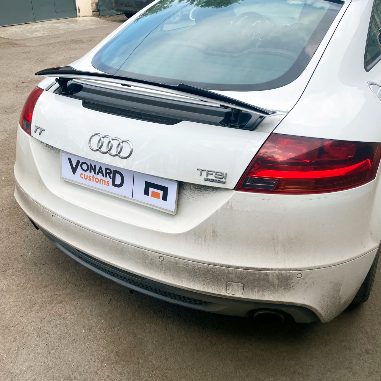 картинка Спойлер лезвие крышки багажника Audi TT 2 8J v2 vonard customs 