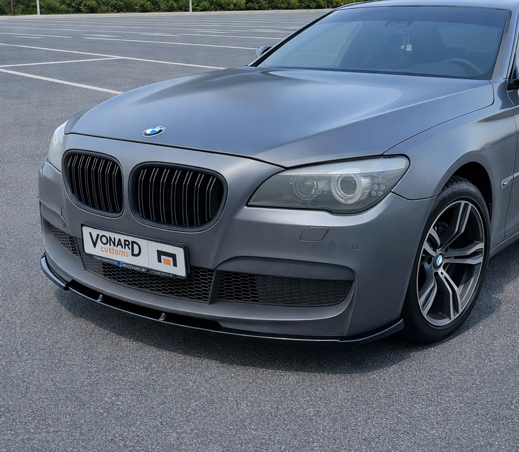 картинка Сплиттер переднего бампера BMW 7 F01 F02 M-Pack v1 vonard customs 