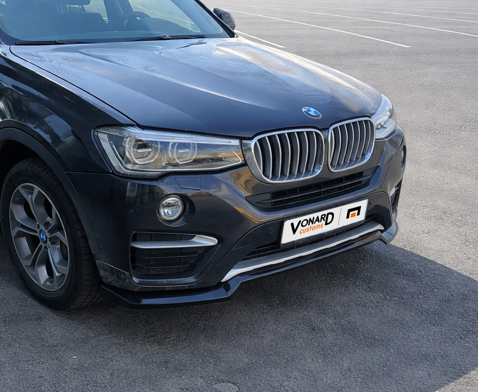 картинка Сплиттер переднего бампера BMW X4 F26 - под покраску vonard customs 