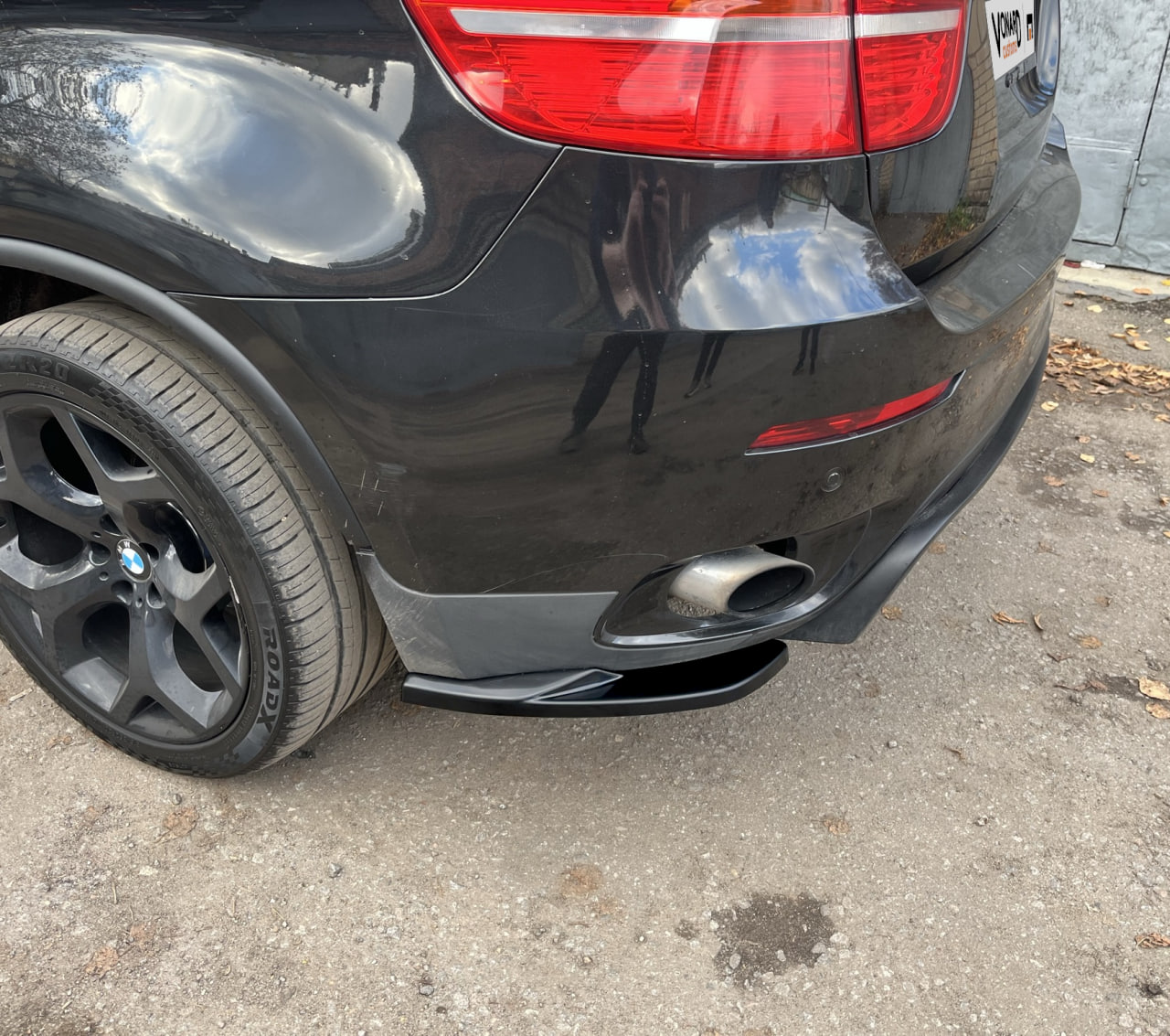 картинка Сплиттеры заднего бампера BMW X6 E71 - под покраску vonard customs 