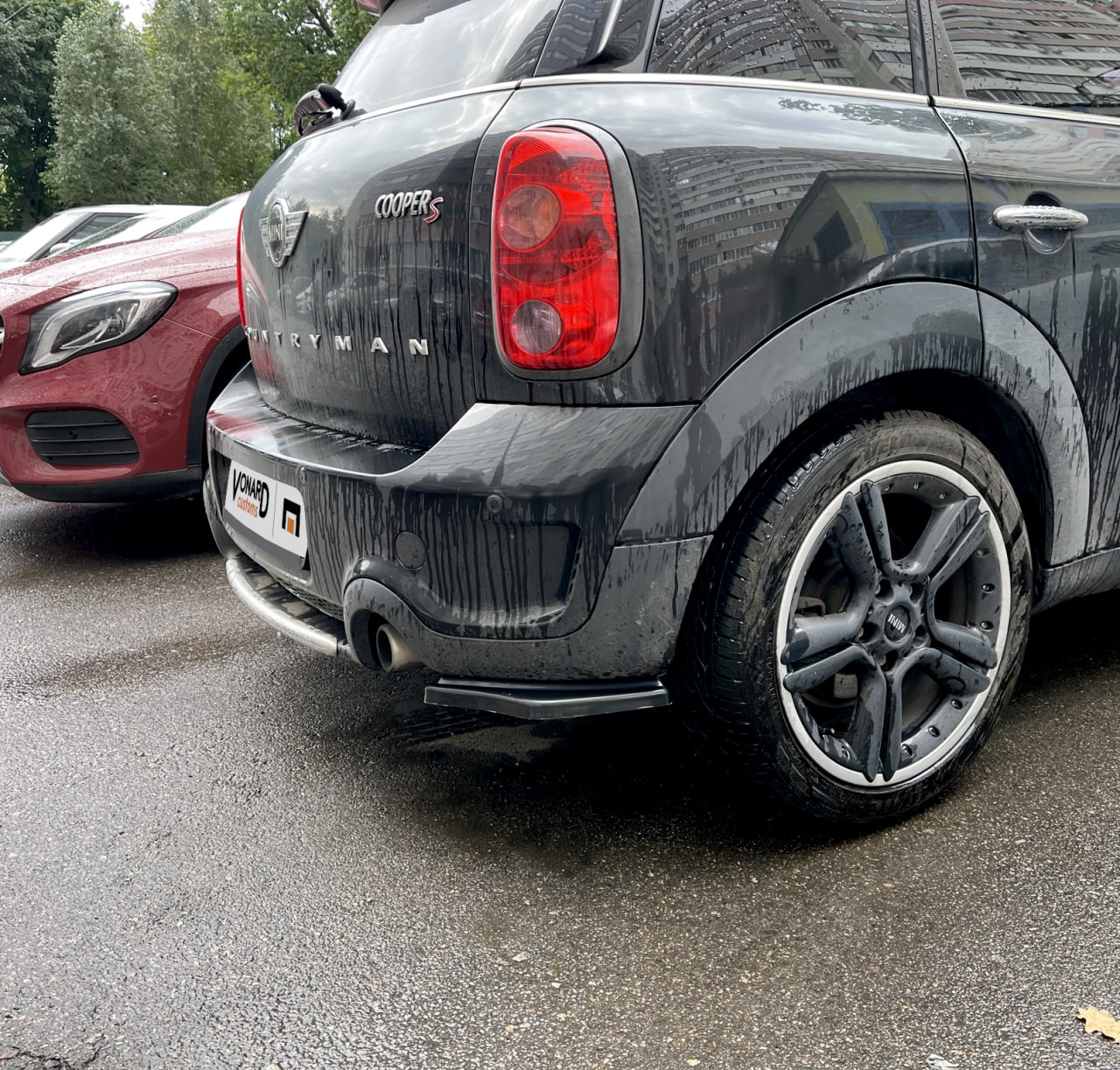 картинка Сплиттеры заднего бампера MINI R60 Countryman S vonard customs 
