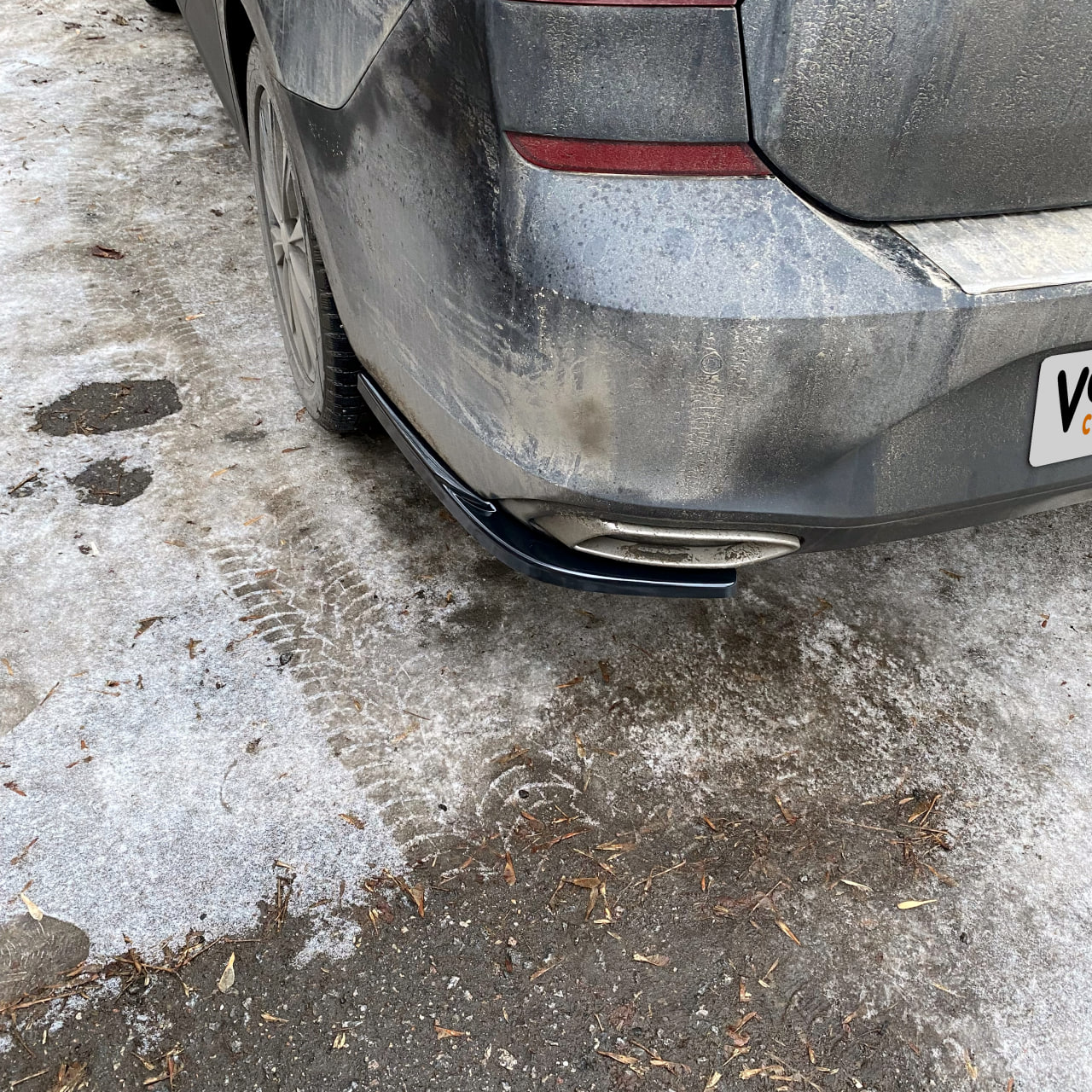 картинка Сплиттеры заднего бампера VW Polo 6 liftback vonard customs 