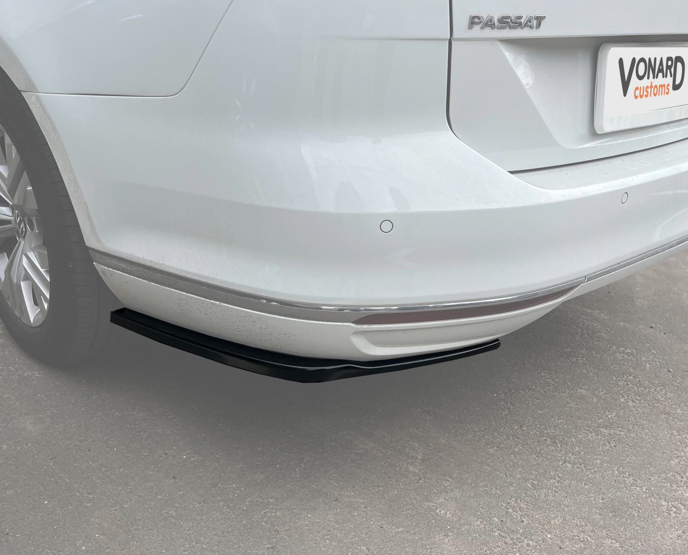 картинка Сплиттеры заднего бампера VW Passat B8 vonard customs 