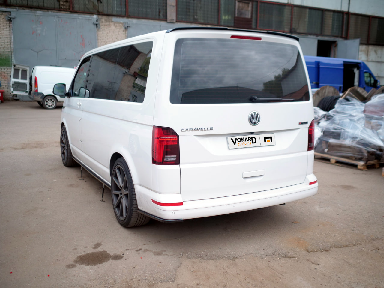 картинка Сплиттеры заднего бампера VW T6 / T6.1 vonard customs 