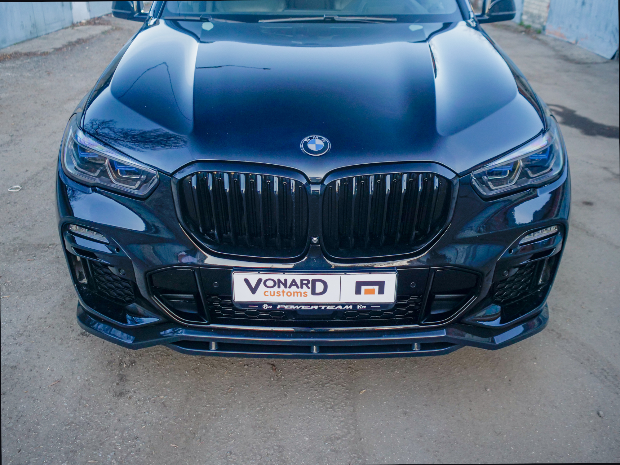 картинка Сплиттер переднего бампера BMW X5 G05 M-Pack (ver. 2) vonard customs 