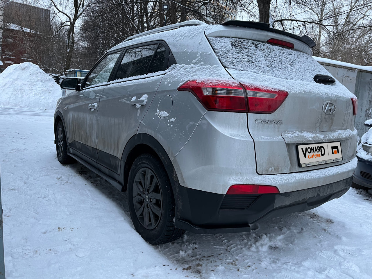 картинка Сплиттеры заднего бампера Hyundai Creta 1 vonard customs 