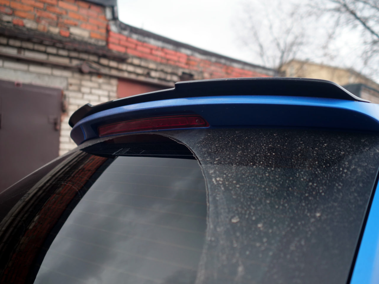 картинка Спойлер лезвие крышки багажника Skoda Octavia 3 A7 RS универсал vonard customs 