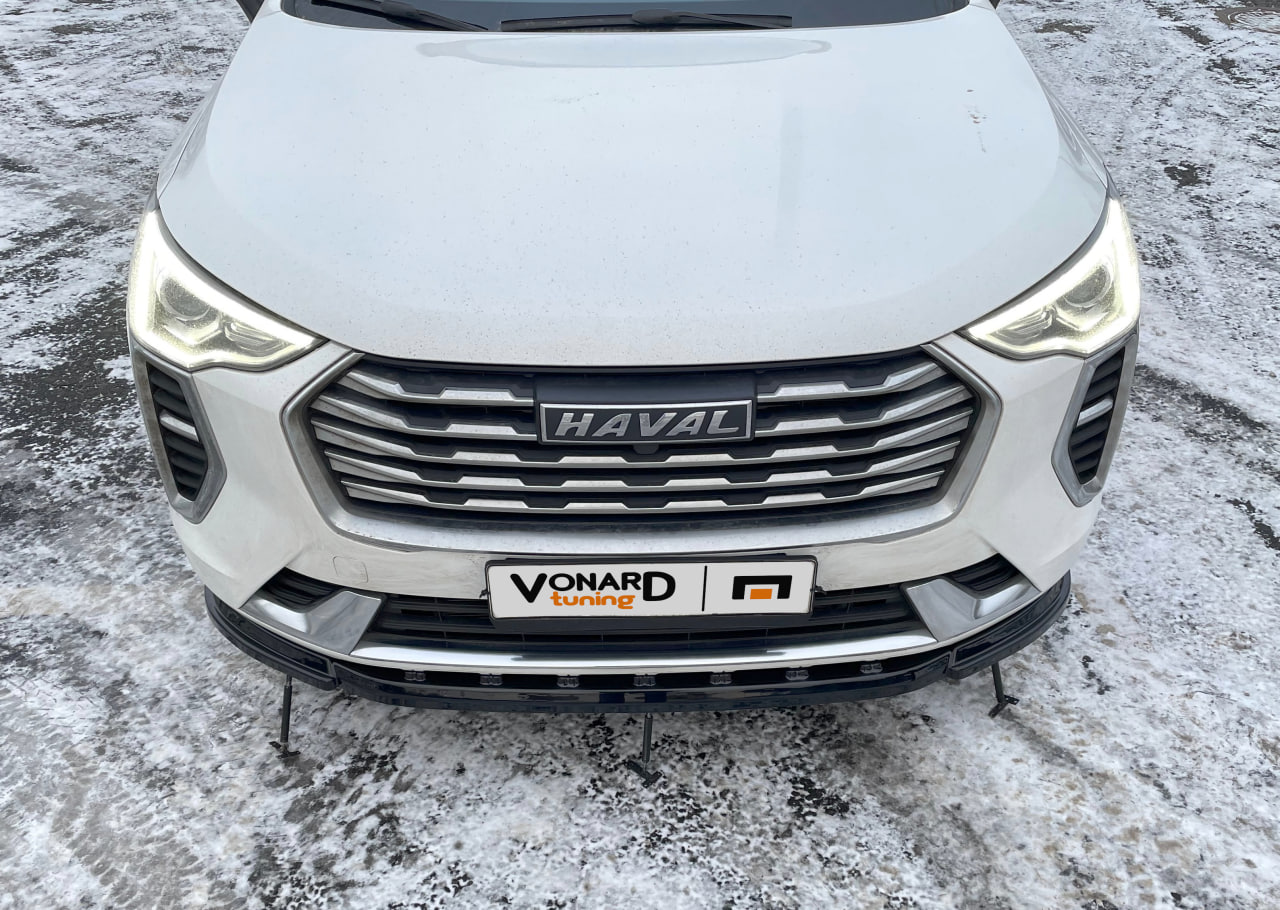 картинка Сплиттер переднего бампера Haval Jolion 1 - под покраску vonard customs 