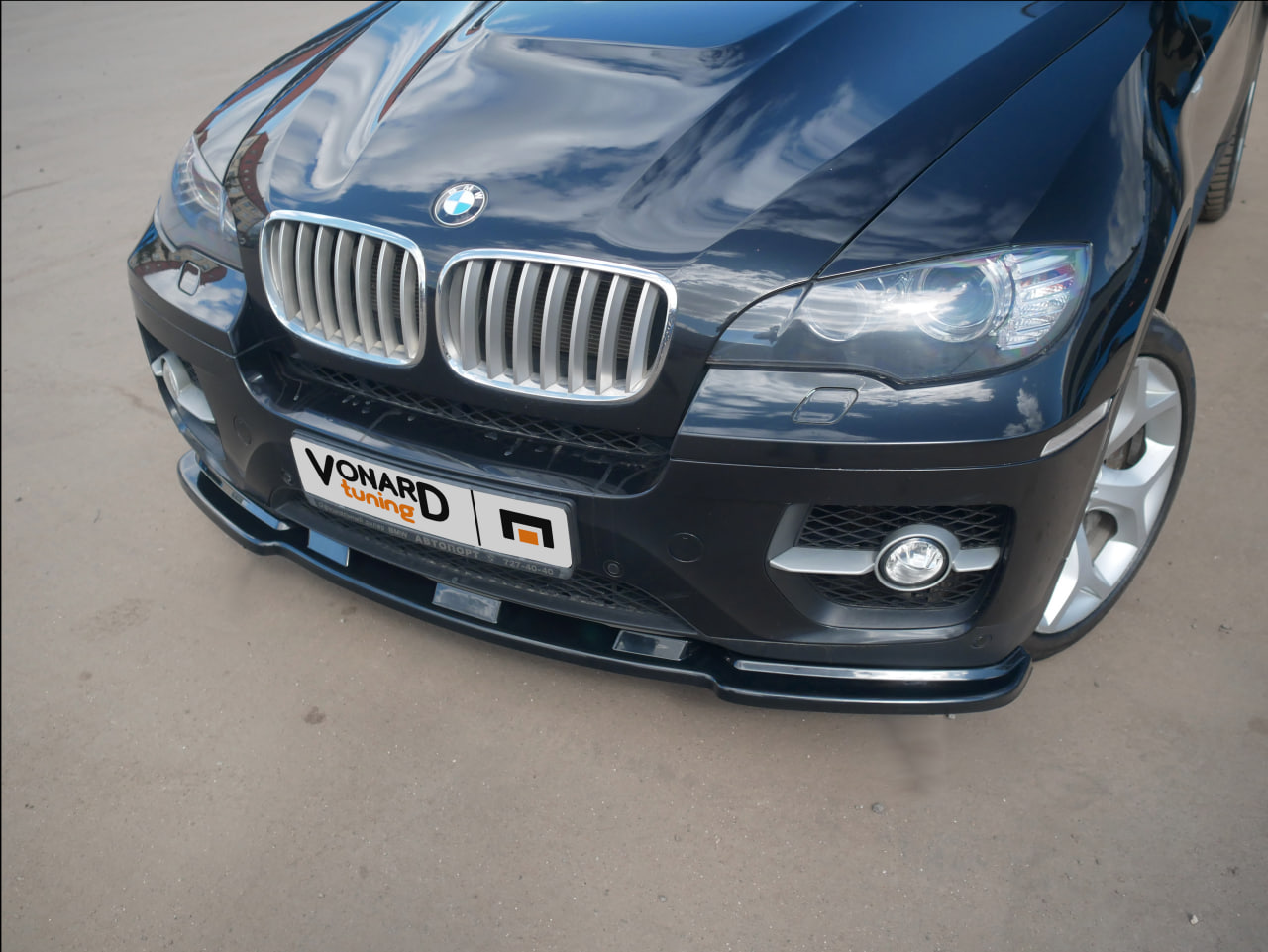 картинка Сплиттер переднего бампера BMW X6 E71 vonard customs 