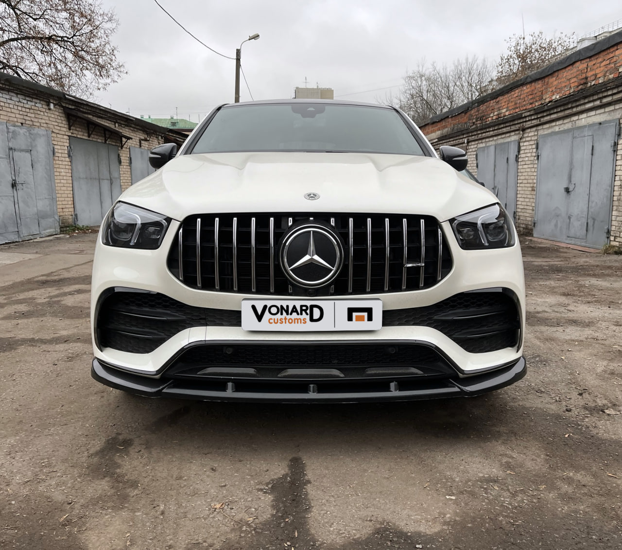 картинка Сплиттер переднего бампера Mercedes GLE W167 / Coupe C167 vonard customs 