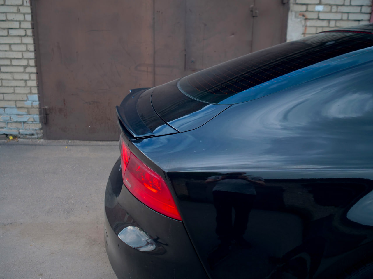 картинка Спойлер лезвие крышки багажника Audi A7 C7 (острый) vonard customs 