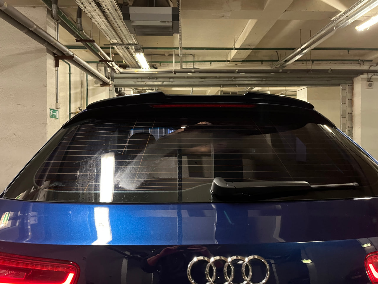 картинка Спойлер лезвие крышки багажника Audi A3 8V Coupe vonard customs 