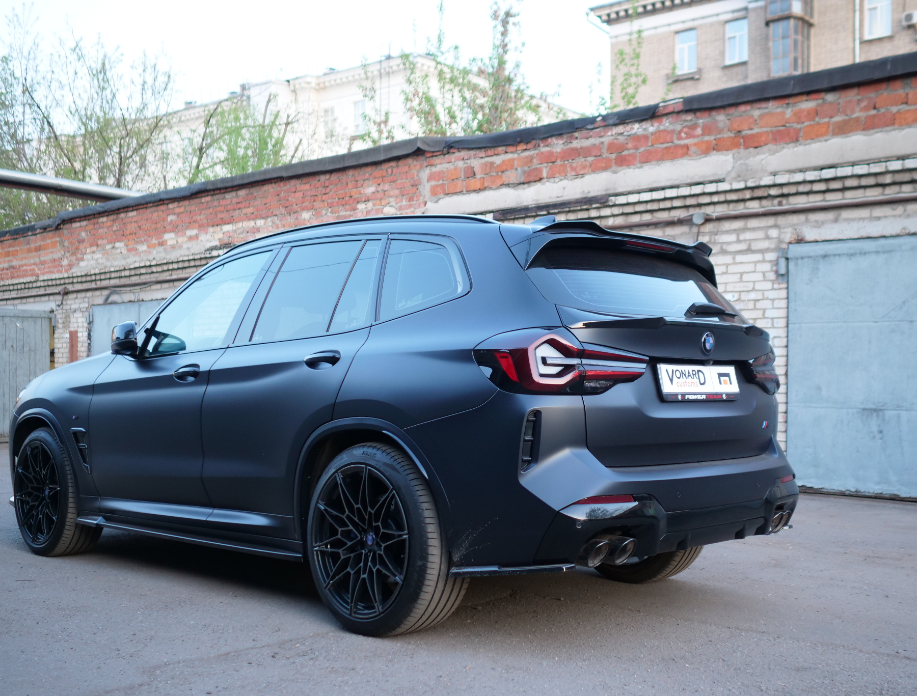картинка Спойлер лезвие крышки багажника BMW X3 G01 vonard customs 