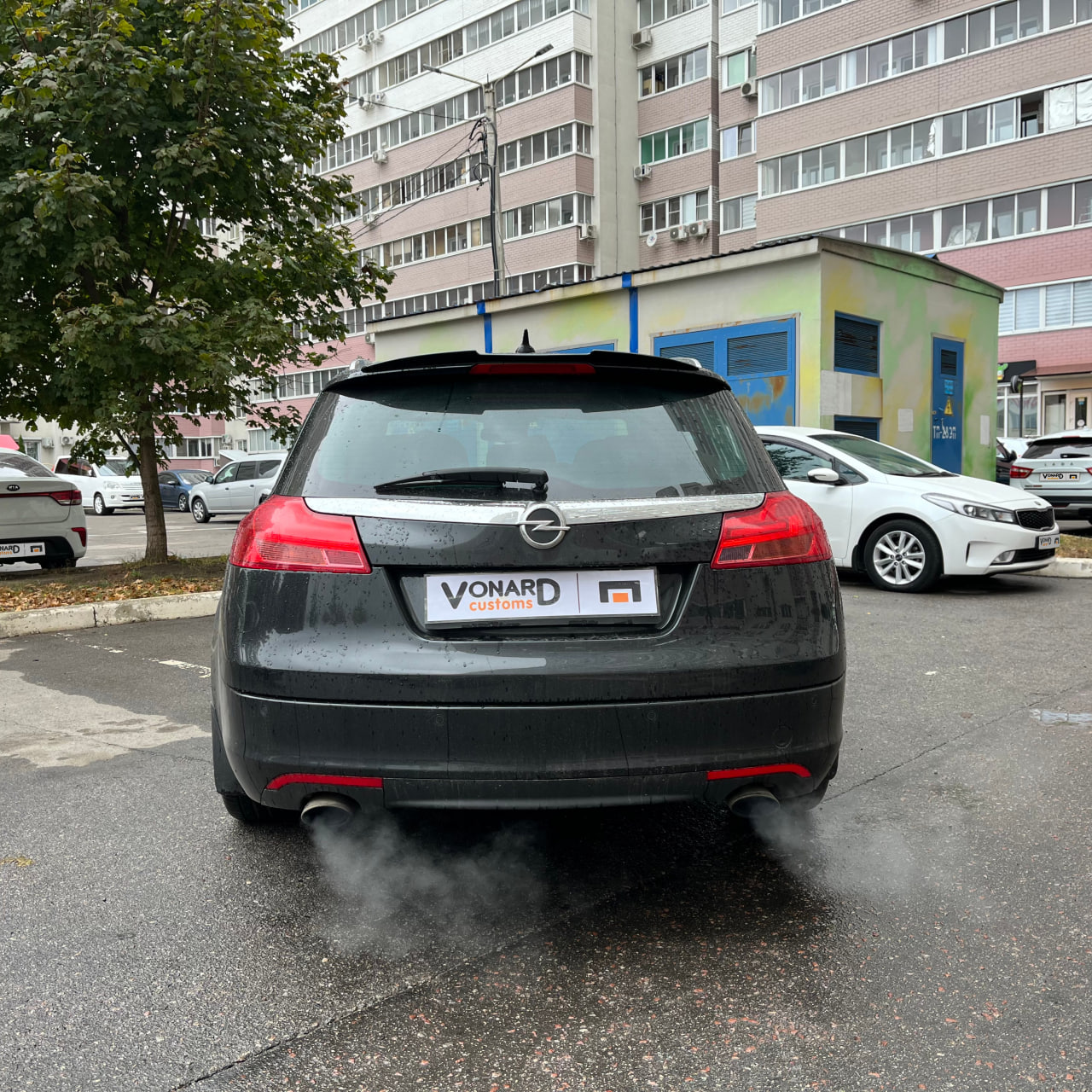 картинка Спойлер лезвие крышки багажника Opel Insignia 1 универсал (короткий) vonard customs 