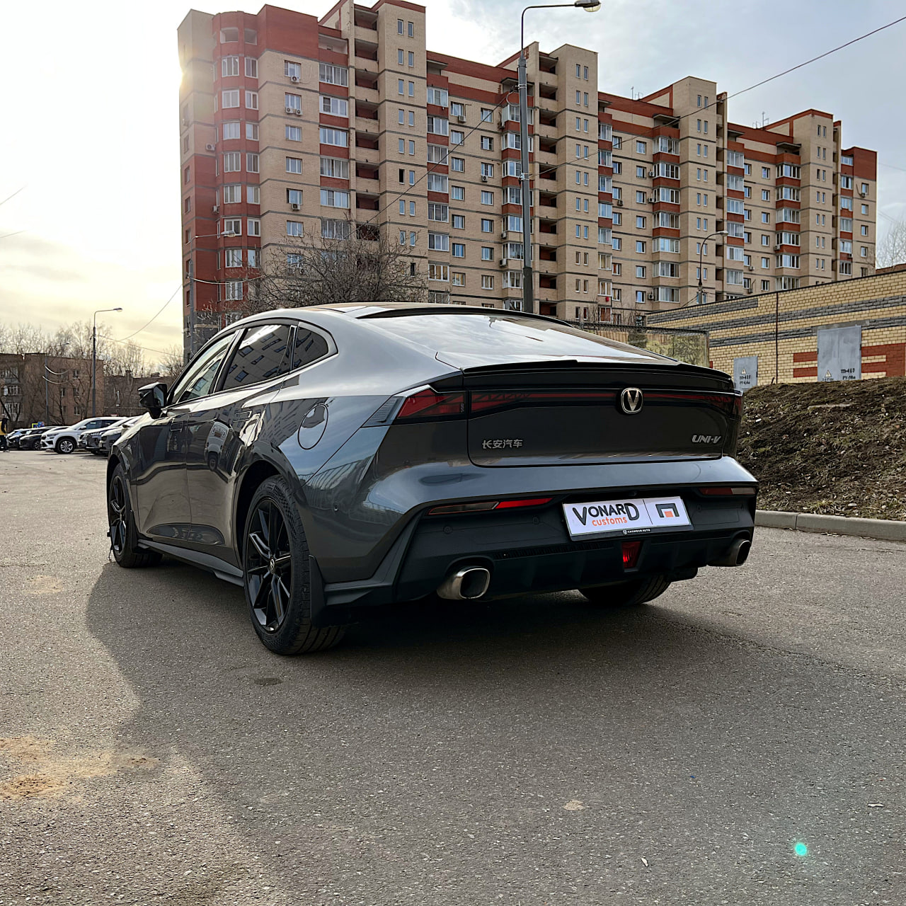 картинка Спойлер лезвие крышки багажника Changan UNI-V (узкий) vonard customs 