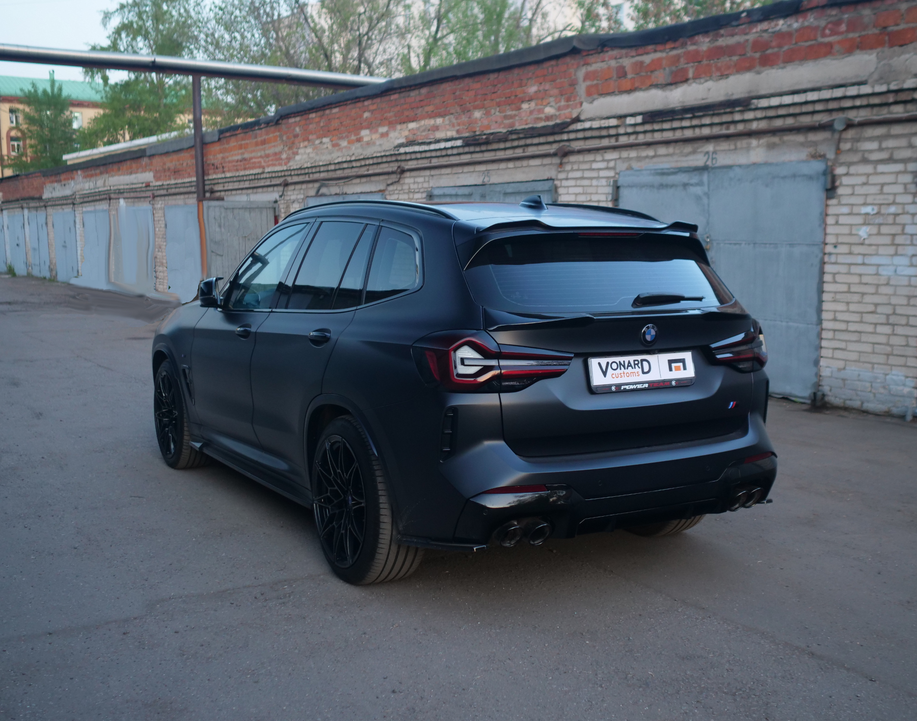 картинка Спойлер лезвие крышки багажника BMW X3 G01 vonard customs 
