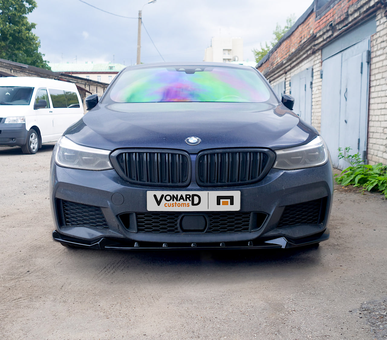 картинка Сплиттер переднего бампера BMW 6 G32 GT M-Pack vonard customs 