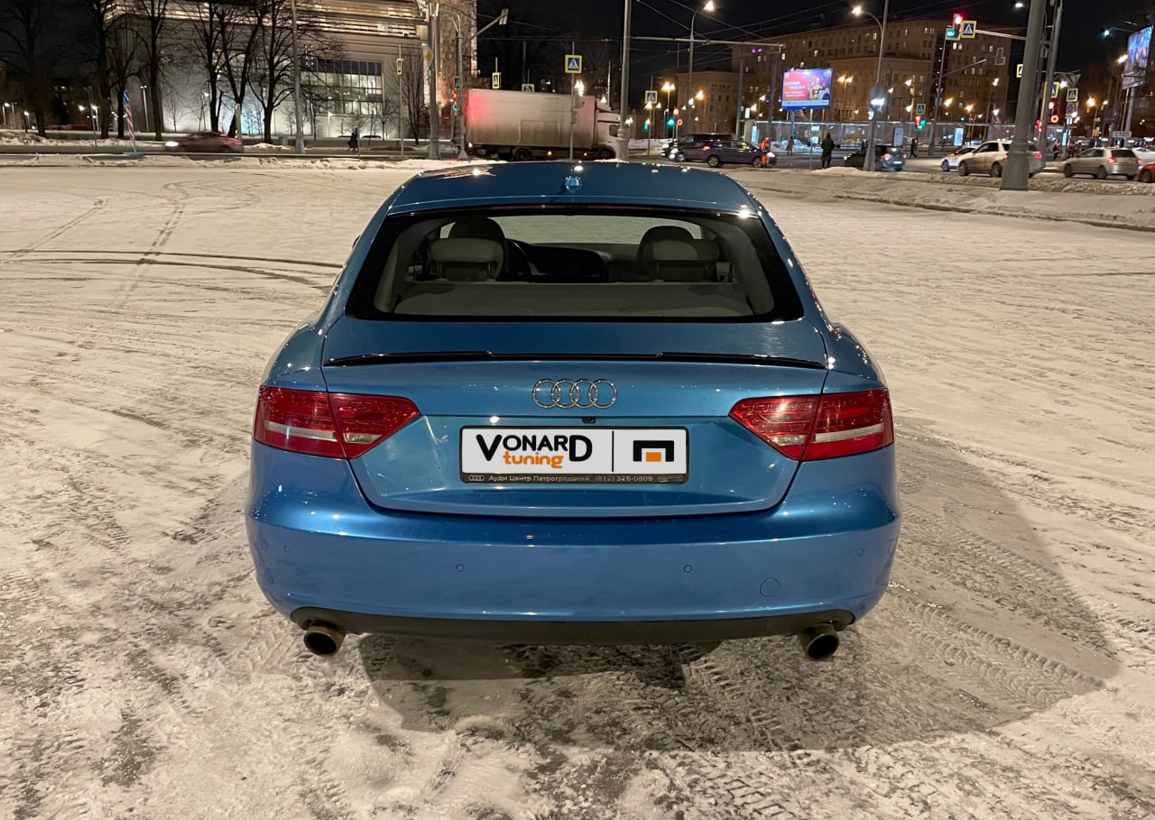 картинка Спойлер лезвие крышки багажника Audi A5 B8 Sportback - под покраску vonard customs 