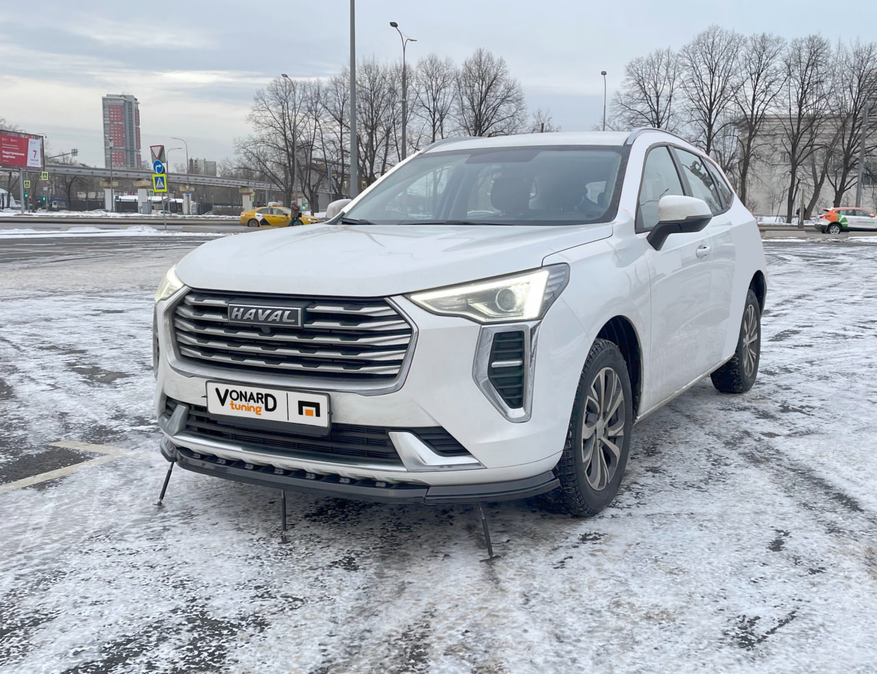 картинка Сплиттер переднего бампера Haval Jolion 1 - под покраску vonard customs 