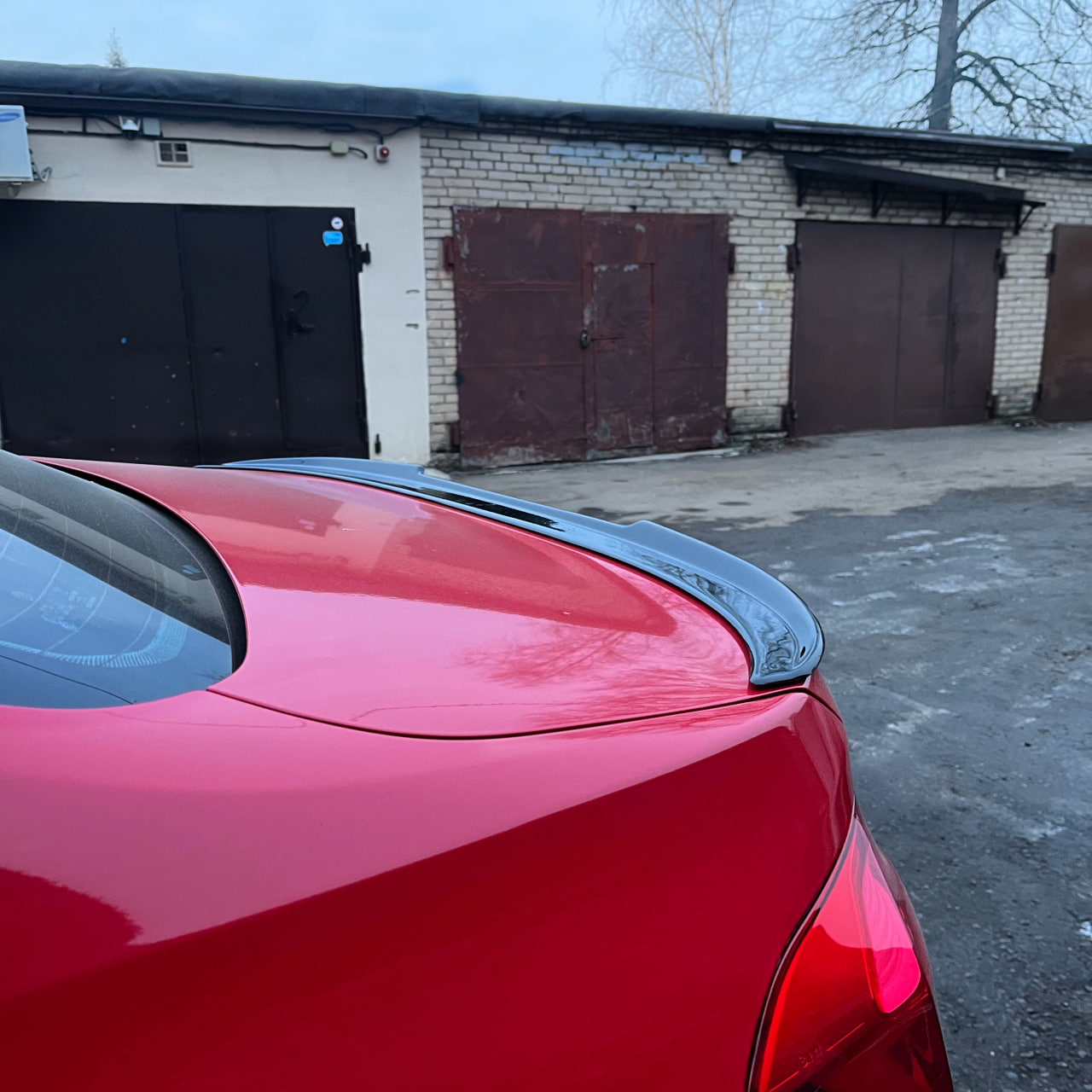 картинка Спойлер лезвие крышки багажника BMW 3 F30 - под покраску vonard customs 